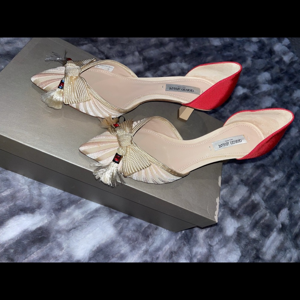 Armani kitten heels